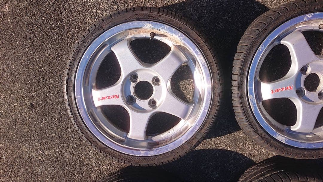work NEZERT 15インチ アルミホイールタイヤセット マイスター系？