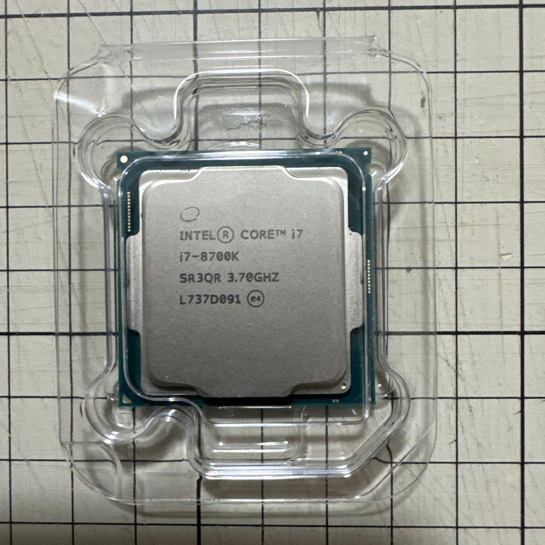 Intel Core i7-8700K CPU 動作確認済み