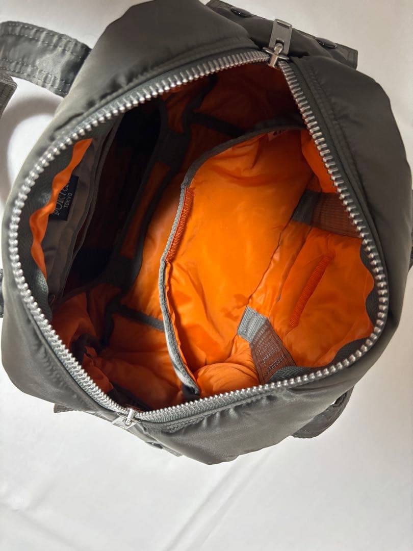 美品　ポーター　タンカー　ミニボストン　ダッフルバッグ　希少　シルバーグレー