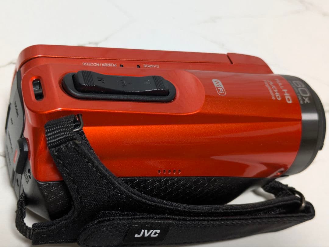 JVC　GZ-RX680　Wi-Fi内蔵　オレンジ　防水機能付き