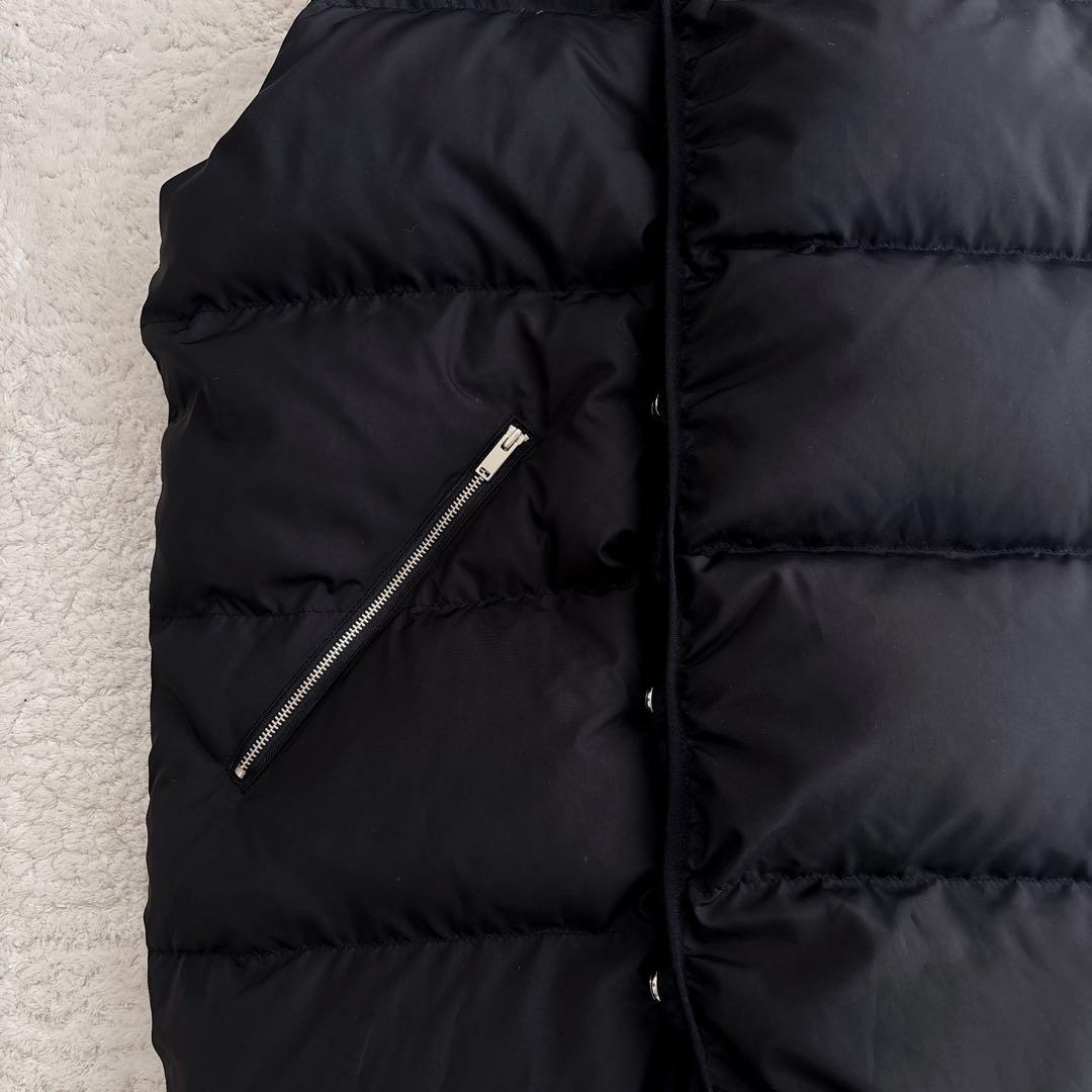 【大人気】NEARbyME ニアバイミー　オーバーサイズ ダウンベスト　ブラック