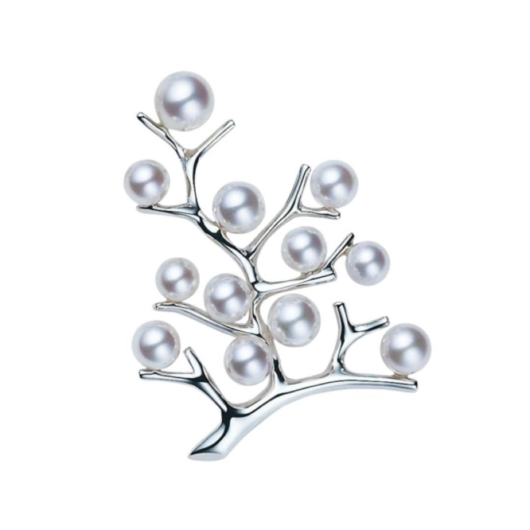 ミキモト 幸福の木ブローチ