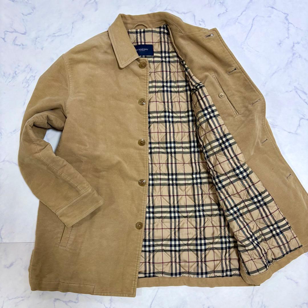 BURBERRY LONDON キルティング裏地 ジャケット 綿 M ベージュ