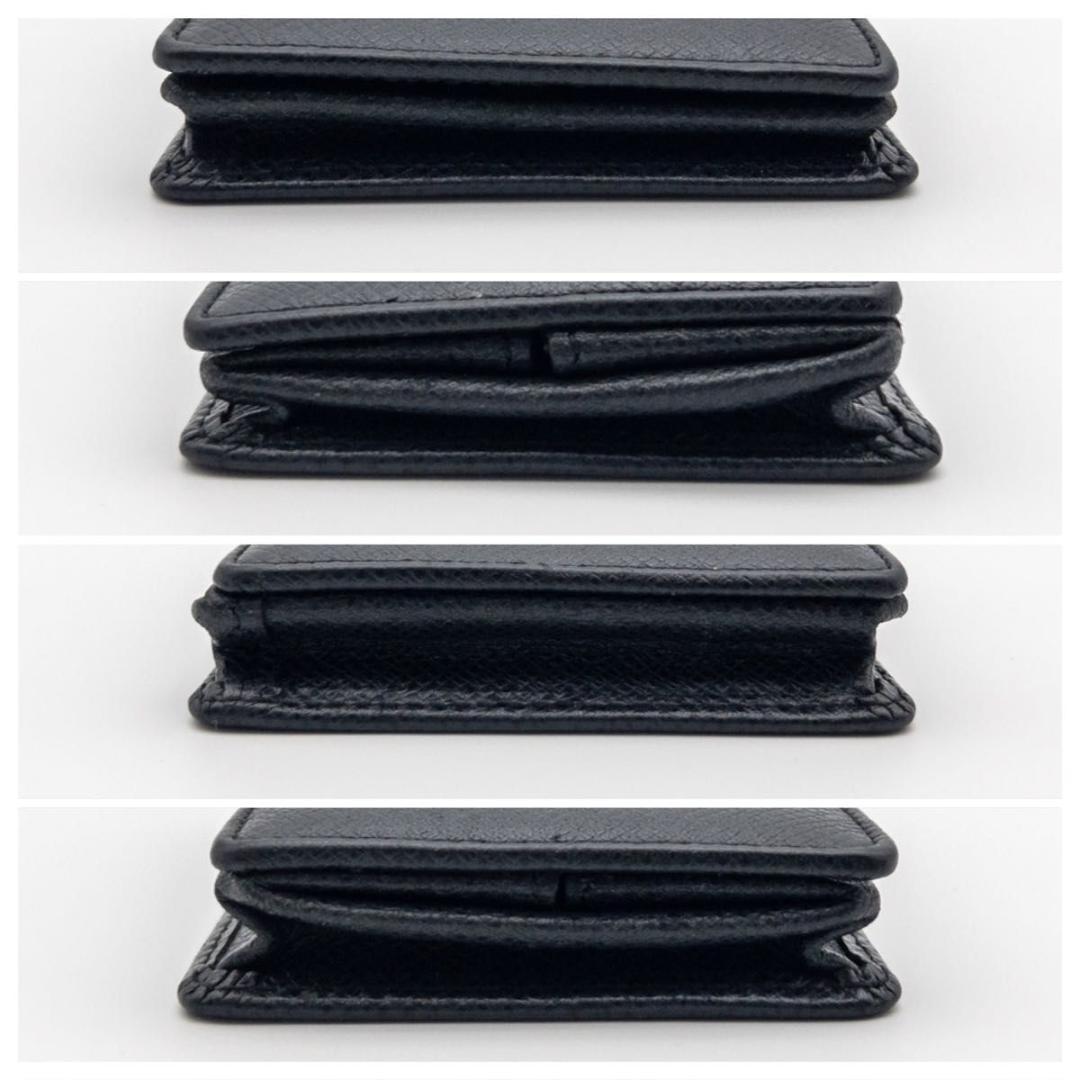 【極美品】ルイヴィトン　ポルトモネボワット　タイガ　ケース　小銭入れ　黒