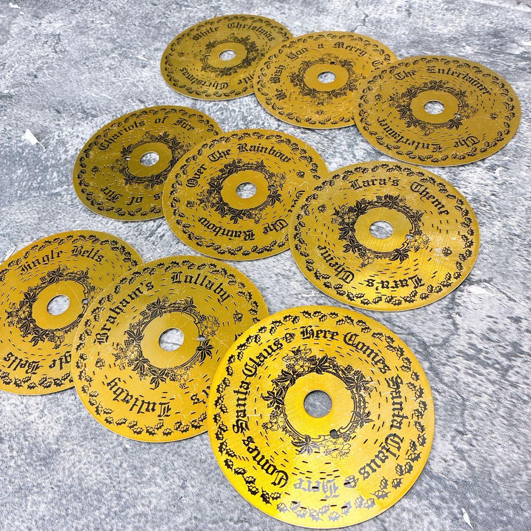 canty621様　スタークリスマス ディスクオルゴール 陶器 アンティーク