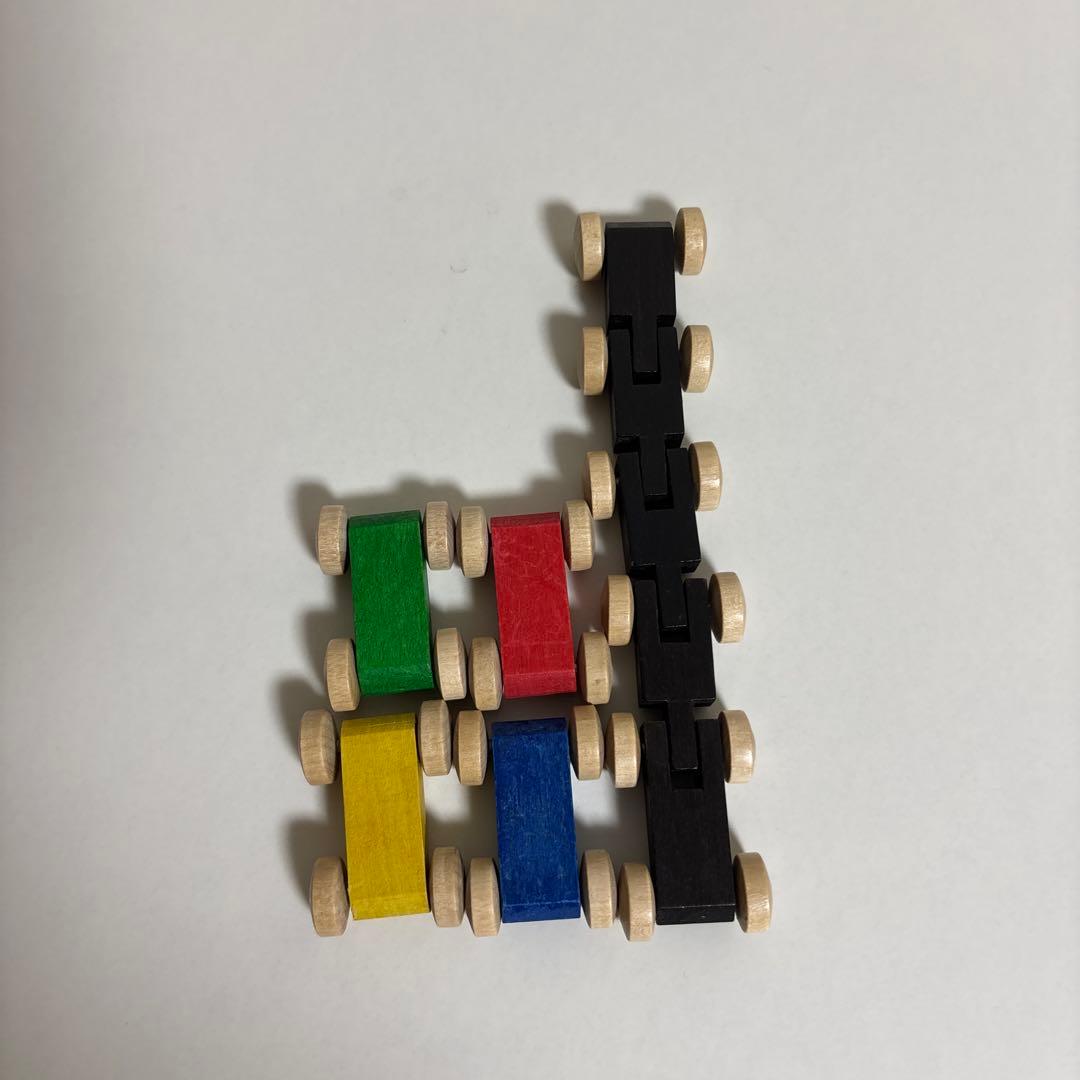 Beck ベック社　トレインカースロープ　クネクネバーン　大　木製おもちゃ　車