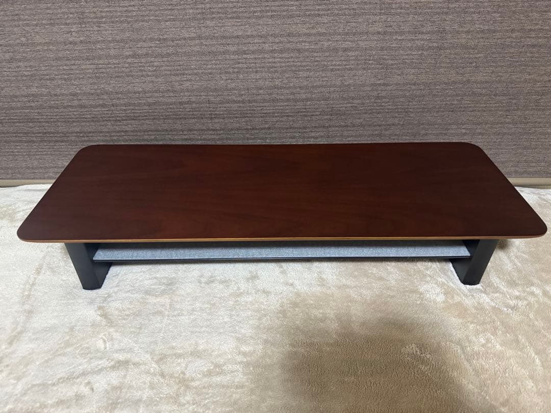 amesoba デスクシェルフ MINI ミニ (ダークウォールナット)