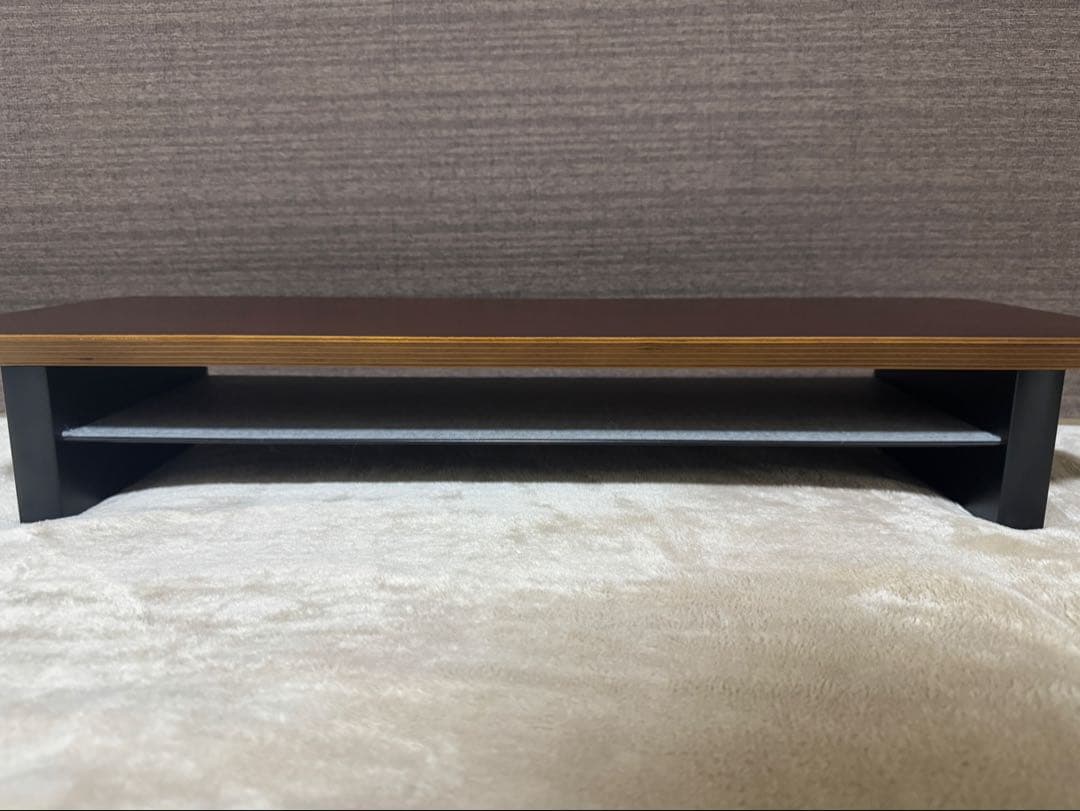 amesoba デスクシェルフ MINI ミニ (ダークウォールナット)