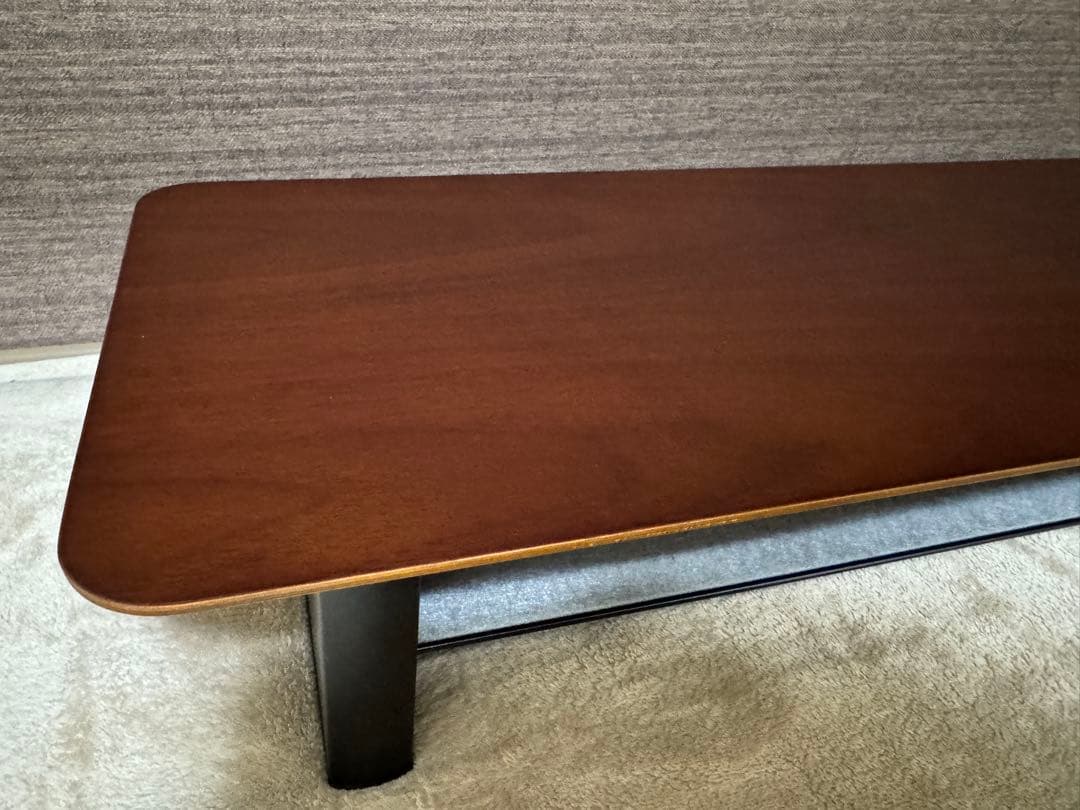 amesoba デスクシェルフ MINI ミニ (ダークウォールナット)