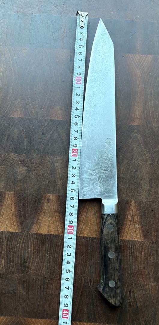 堺一文字光秀　Sword 切付　牛刀　7寸　270mm 包丁　洋包丁　VG1