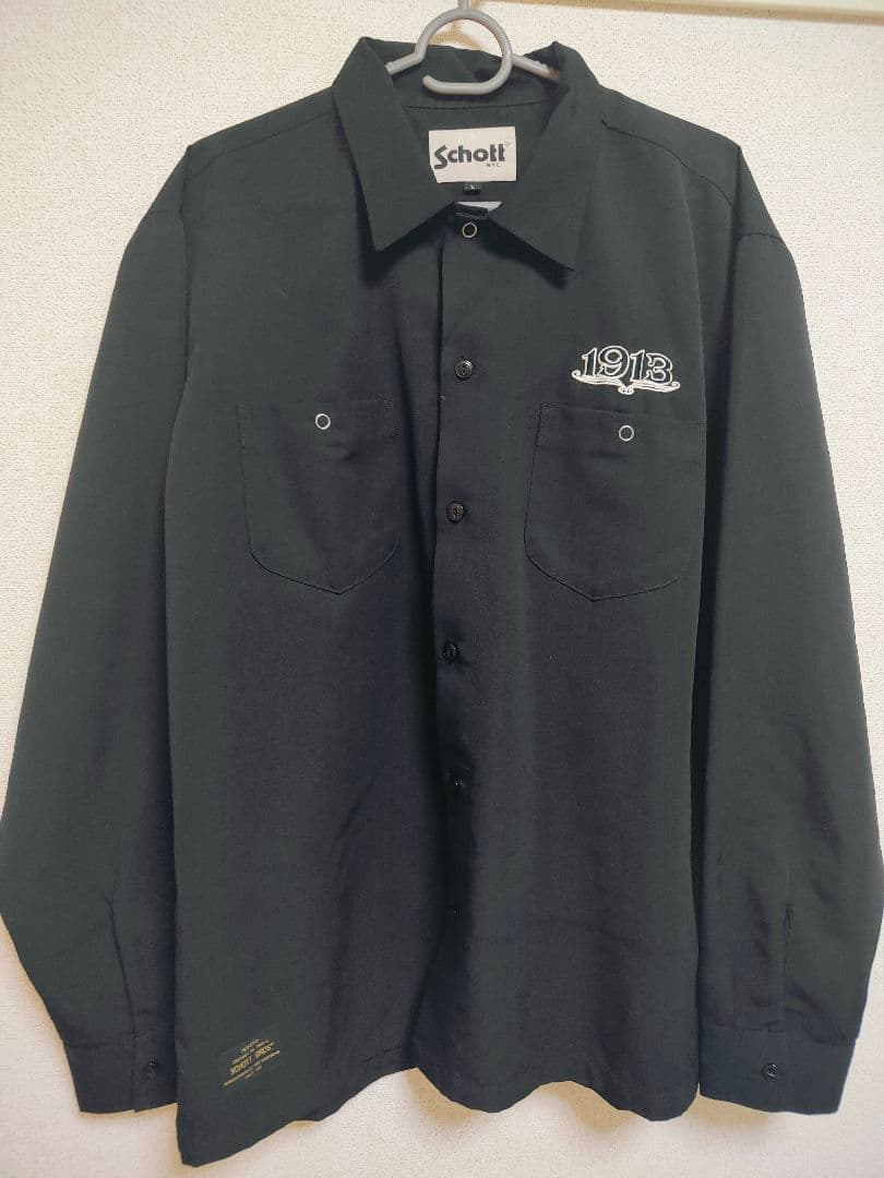 Schott ワークシャツ L 黒