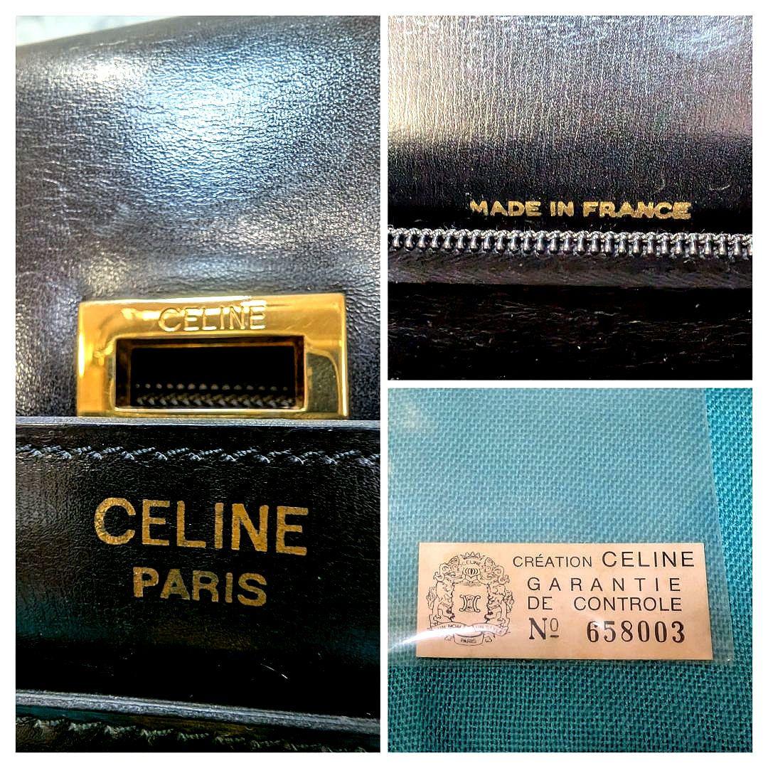 ✨king…✨♥美品♥セリーヌ ハンドバッグ レザー CELINE
