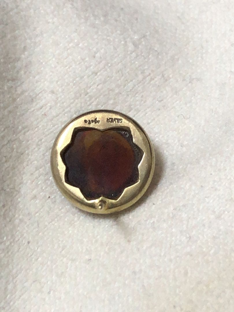 【専用】美品♡アガット アンバーピアス【プレーヌ・リュヌ】