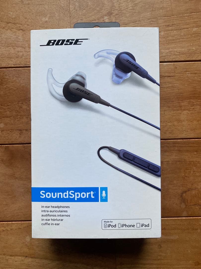BOSE SoundSport 有線イヤホン イヤーチップ3種 箱説明書漏れなし
