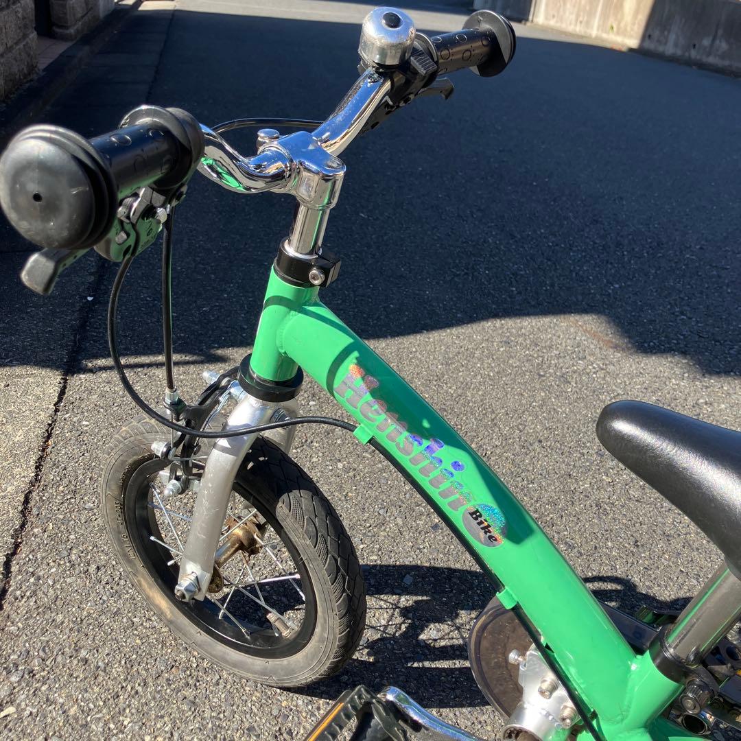 へんしんバイク2 バランスバイク エメラルドグリーン 12インチ