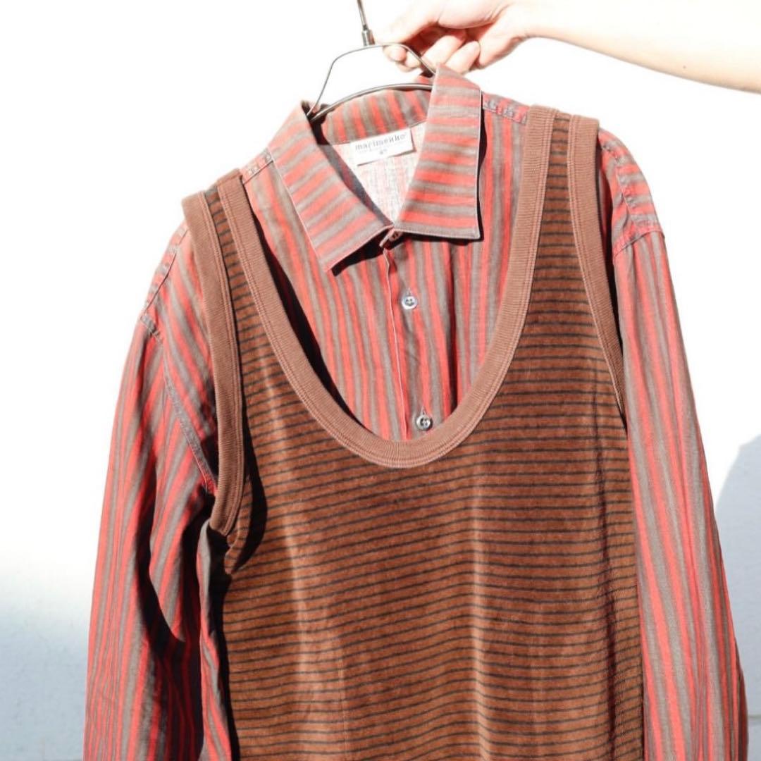 marimekko ヨカポイカ　旧タグ　ストライプ　フィンランド