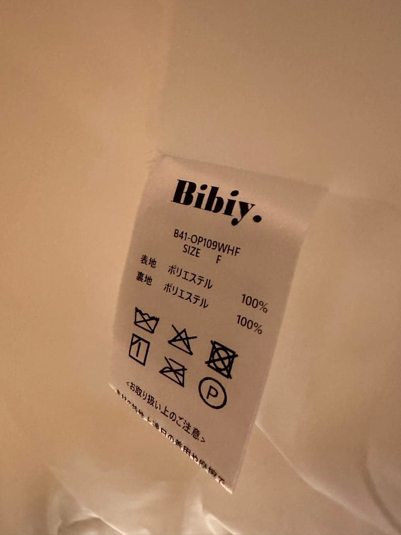 Bibiy. ノースリーブファーミニワンピース F