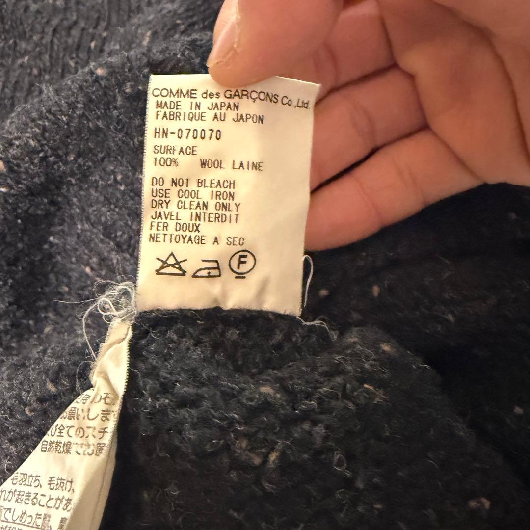90s COMME des GARCONS HOMME ネップニット　グレー
