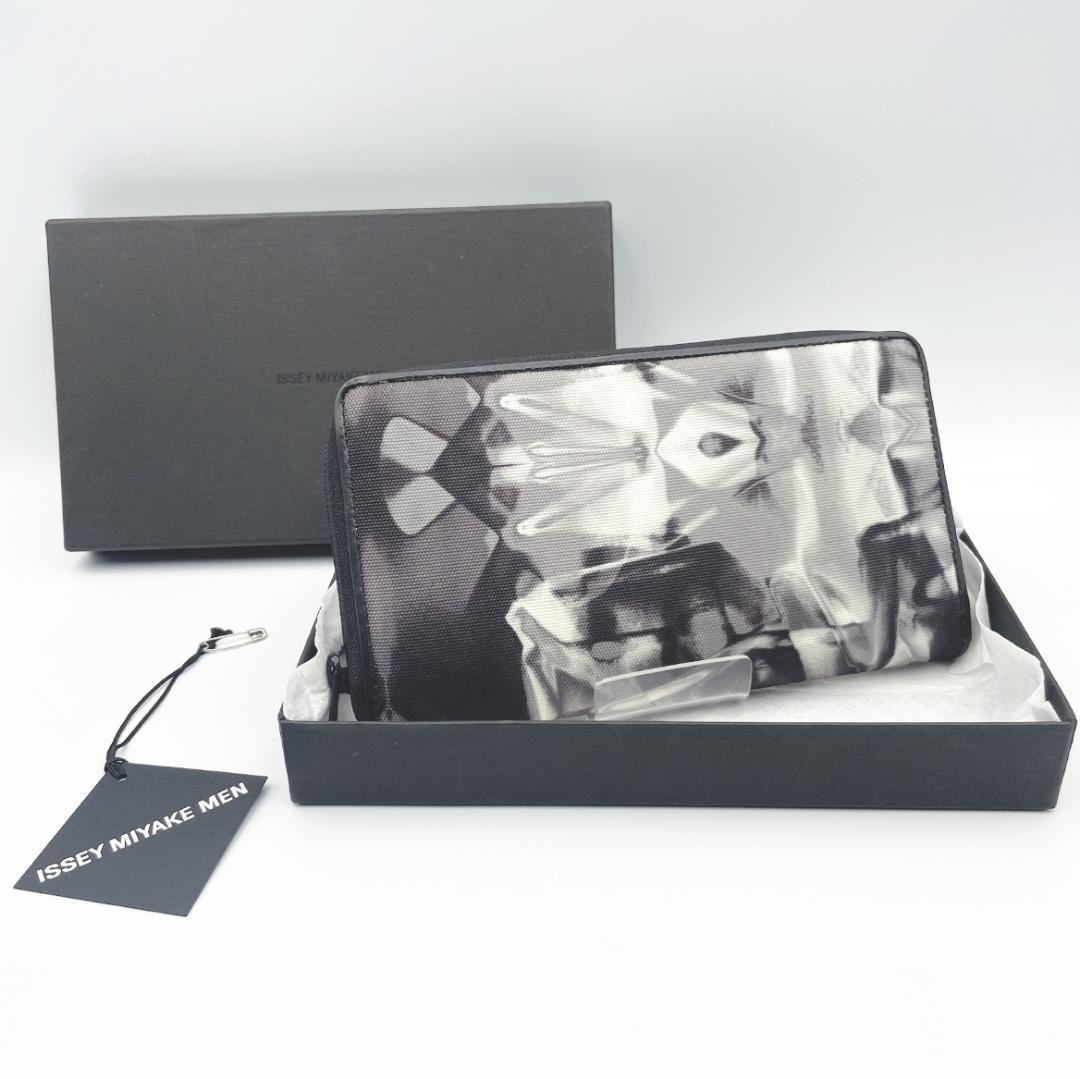 【ISSEY MIYAKE（イッセイミヤケ）】ラウンドジップ 総柄 希少 箱付