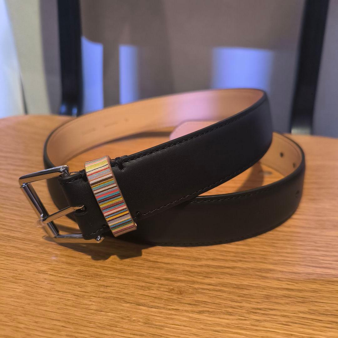 最終値下げ　美品　PaulSmith　ポールスミス　ベルト　レザー　マルチカラー