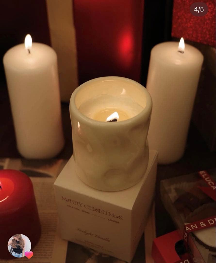 THETOE ハートカーディガン　クリスマスボックス