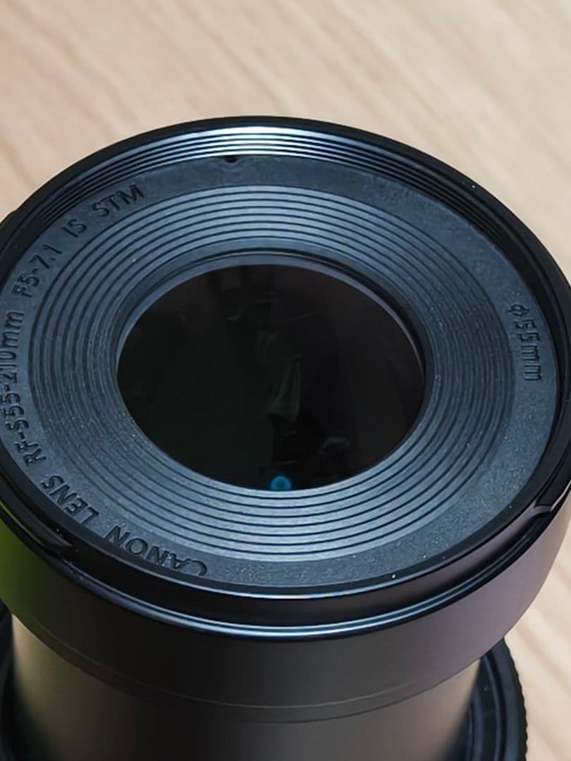 使用僅少Canon レンズ RF-S55-210mm F5-7.1 IS STM