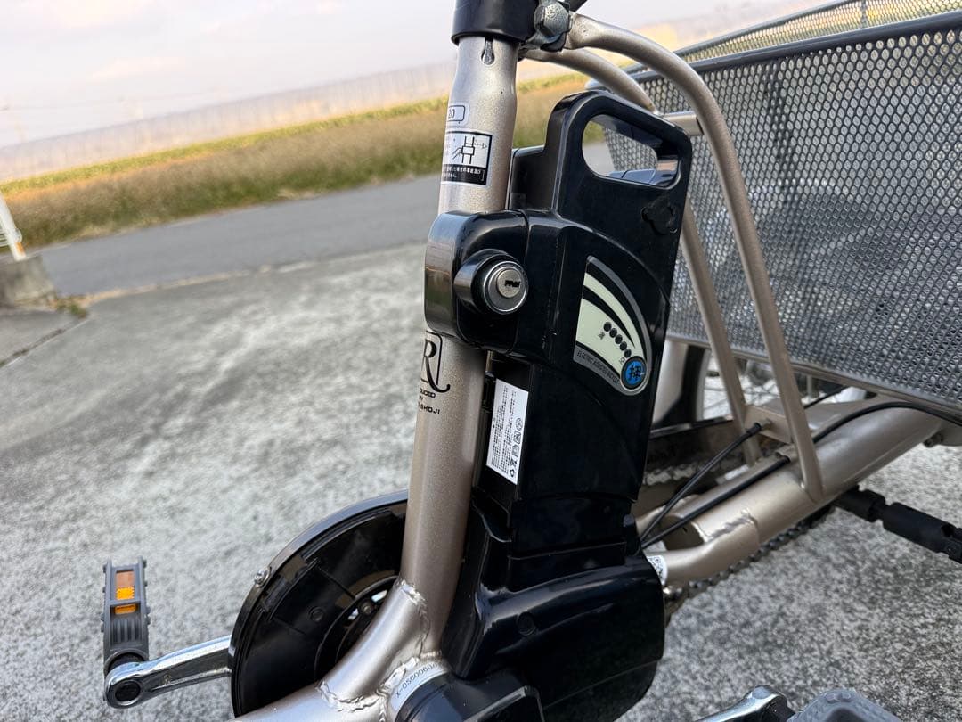 熊本市　三輪電動アシスト自転車 ゴールド　遠藤商事　ラクッカル　熊本