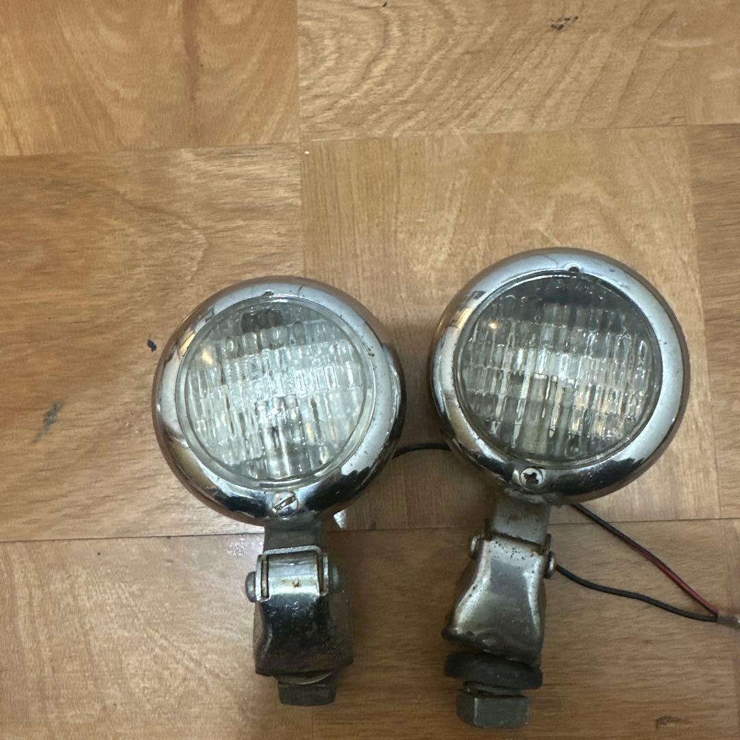ビンテージ　ヘッドライト　デュアル