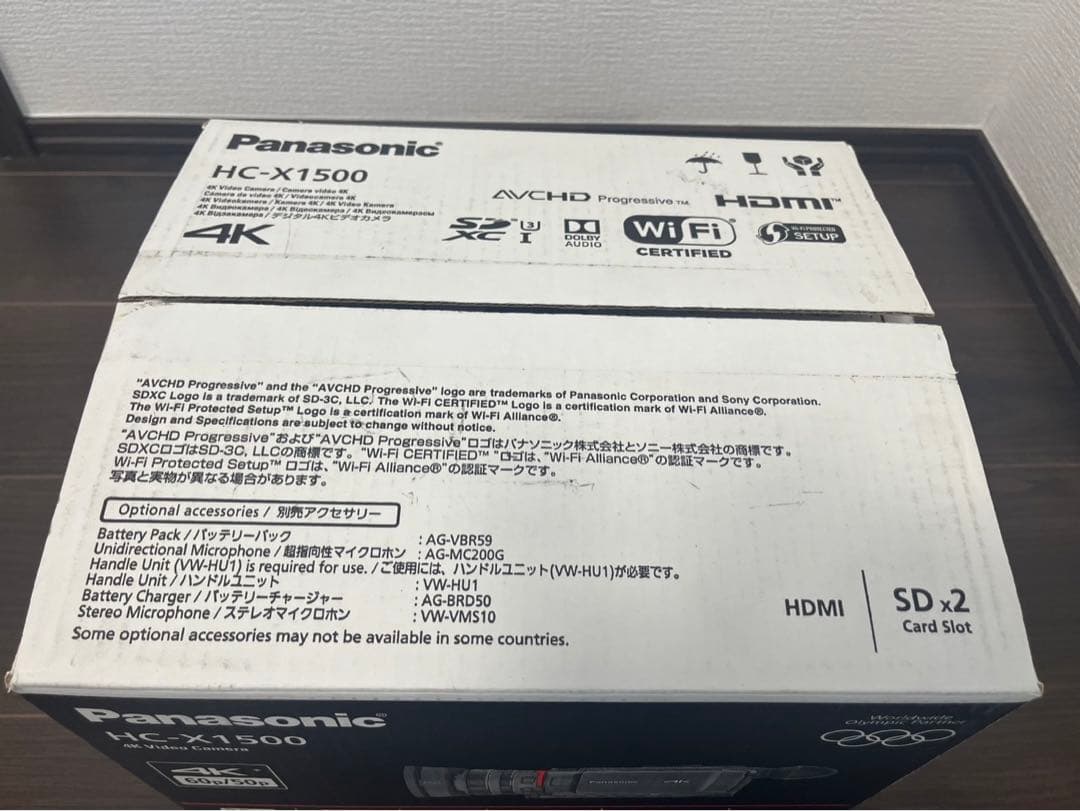 ビデオカメラ HC-X1500