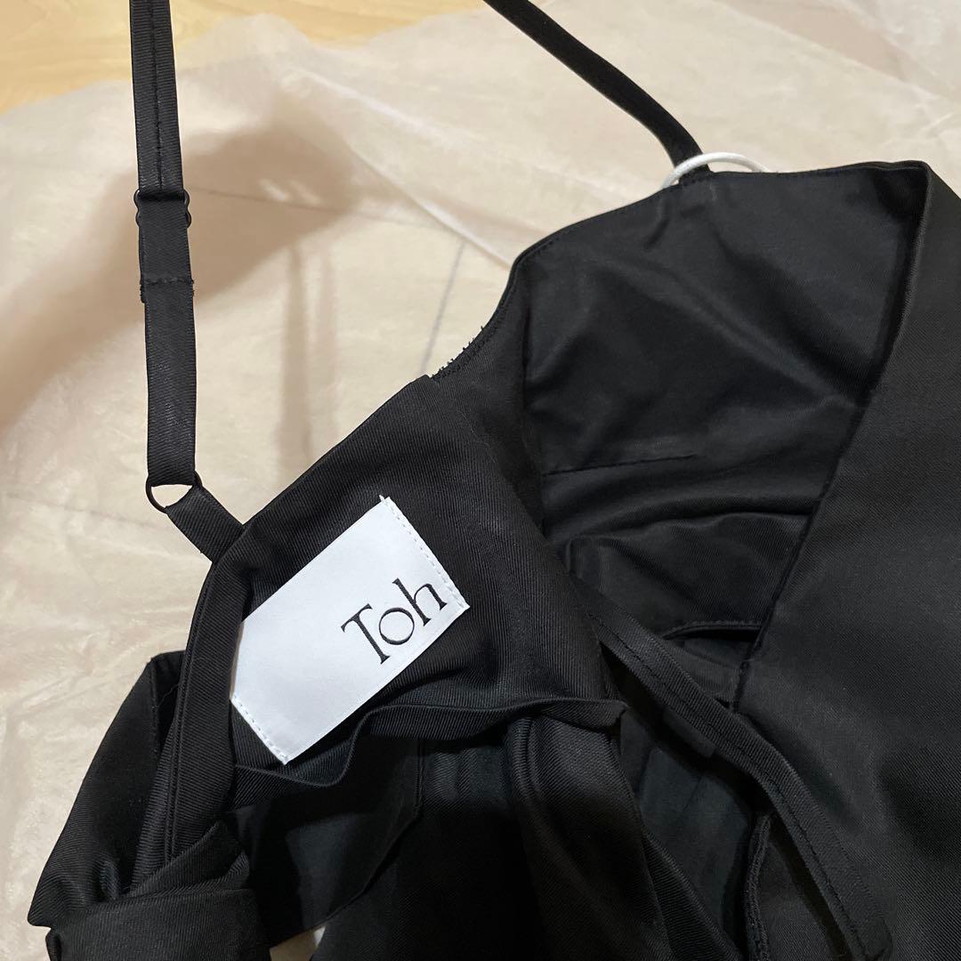 Toh トー　VICKY CAMI-TOPS Black　キャミトップス　黒