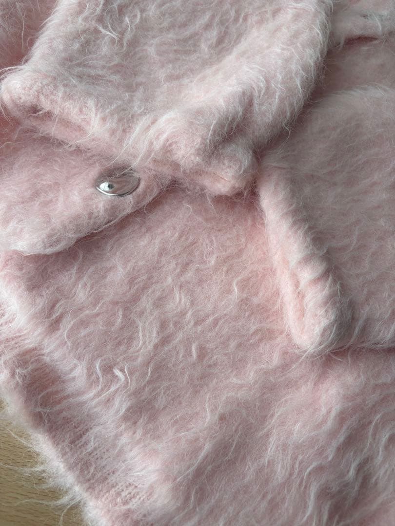 【FRAY I.D】ダブルフェイスシャギーカーディガン