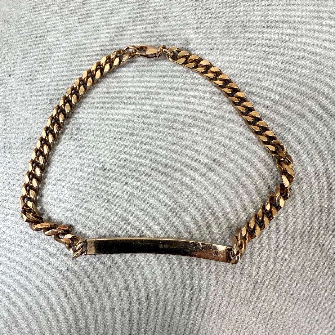 BOTTEGA VENETA シルバー925 ゴールドチェーンブレスレット