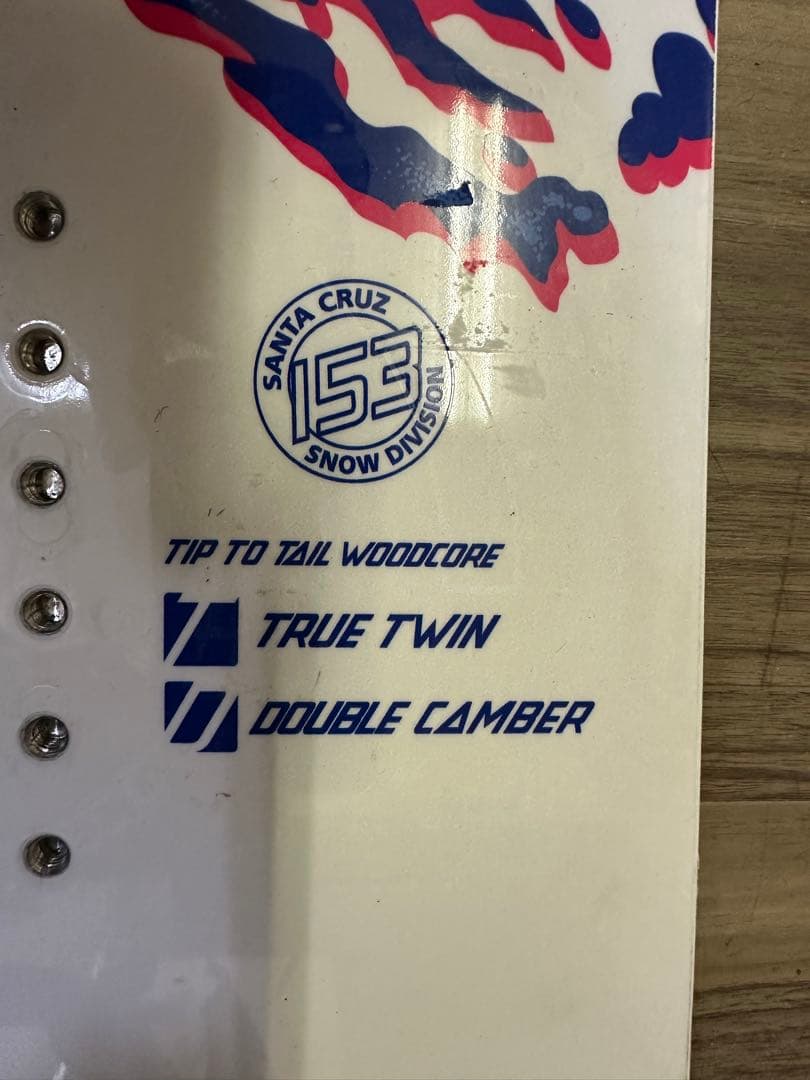 スノーボード SANTA CRUZ153 ビンディング FLUX size M