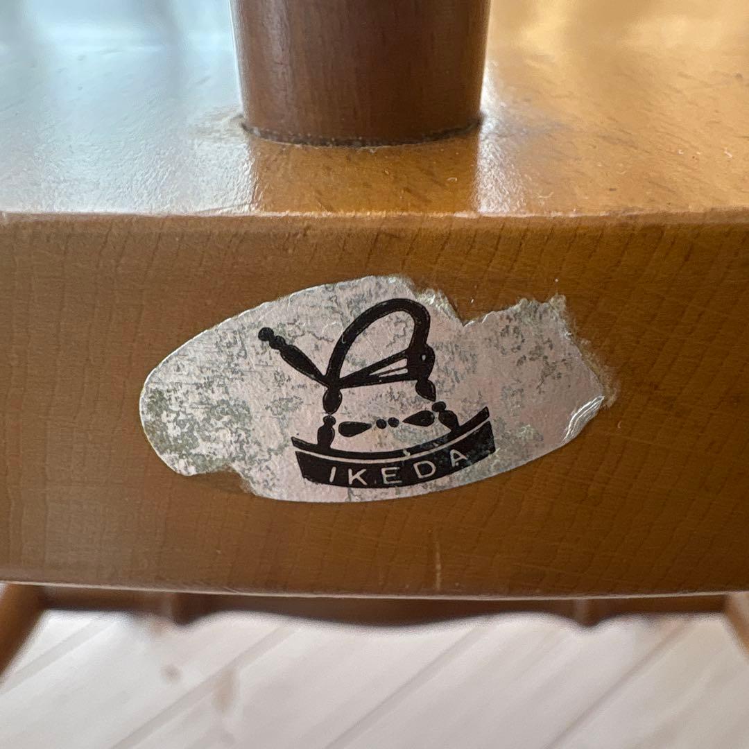 HAZK様4脚おまとめIKEDA 池田木工 チェア①②木製 古家具 ヴィンテージ