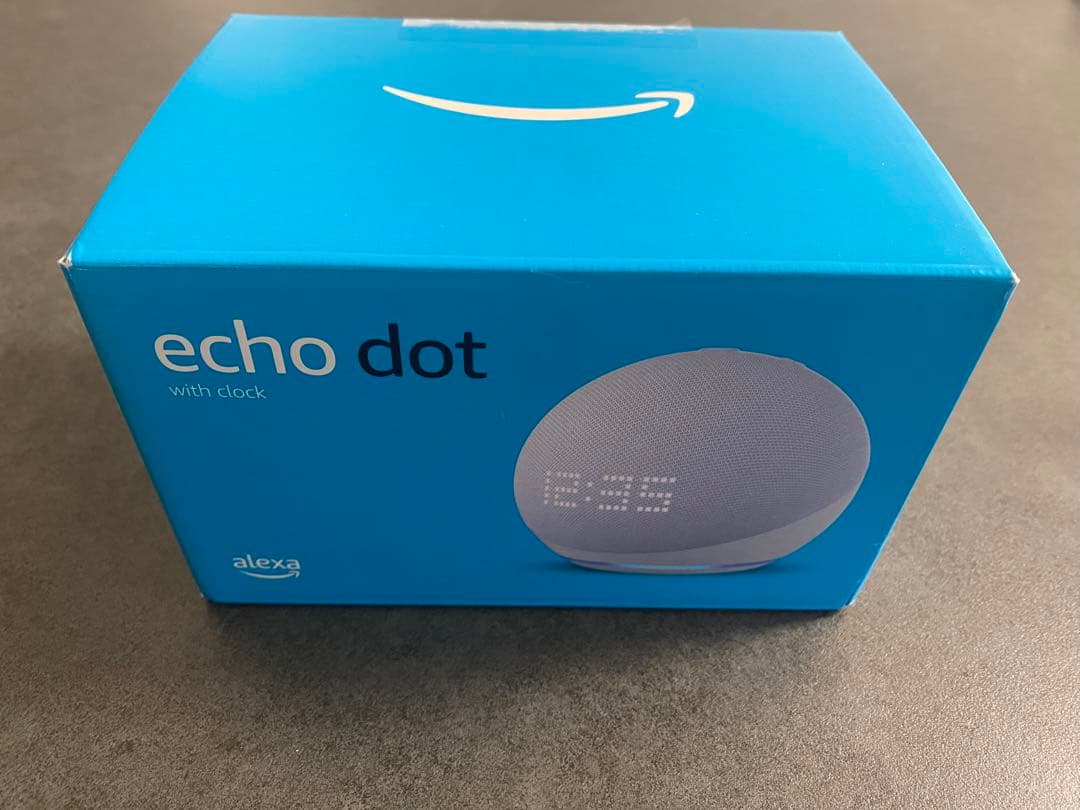 【新品未開封】Echo Dot エコードット with clock