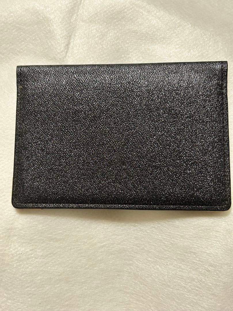 Smythson 黒 レザー 名刺入れ
