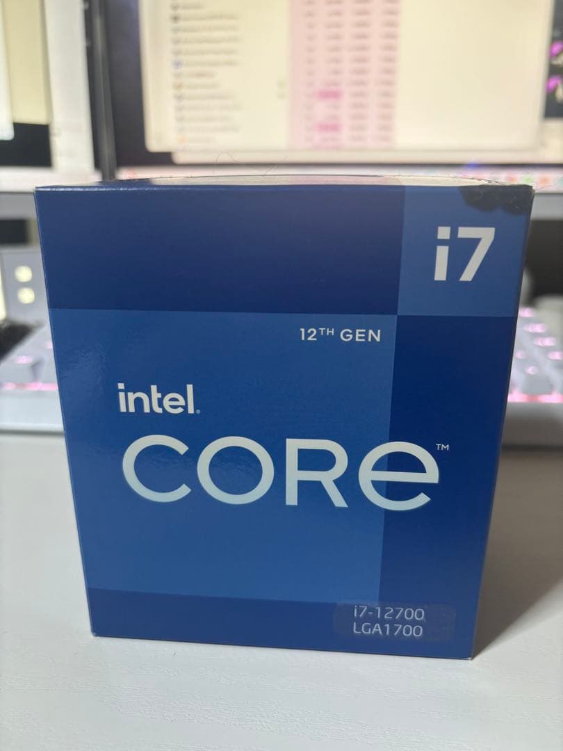 CPU Intel Core i7-12700 12th Gen CPU