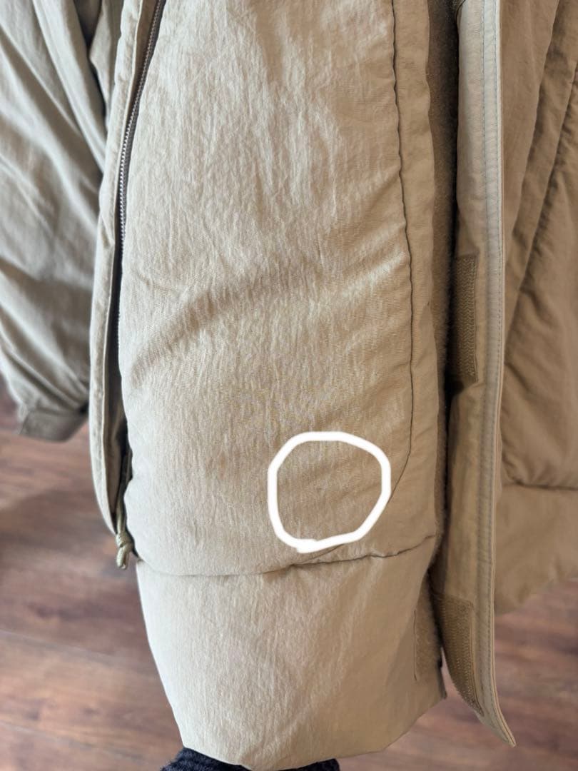 TODAYFUL モンスターダウンジャケット オリーブ 36