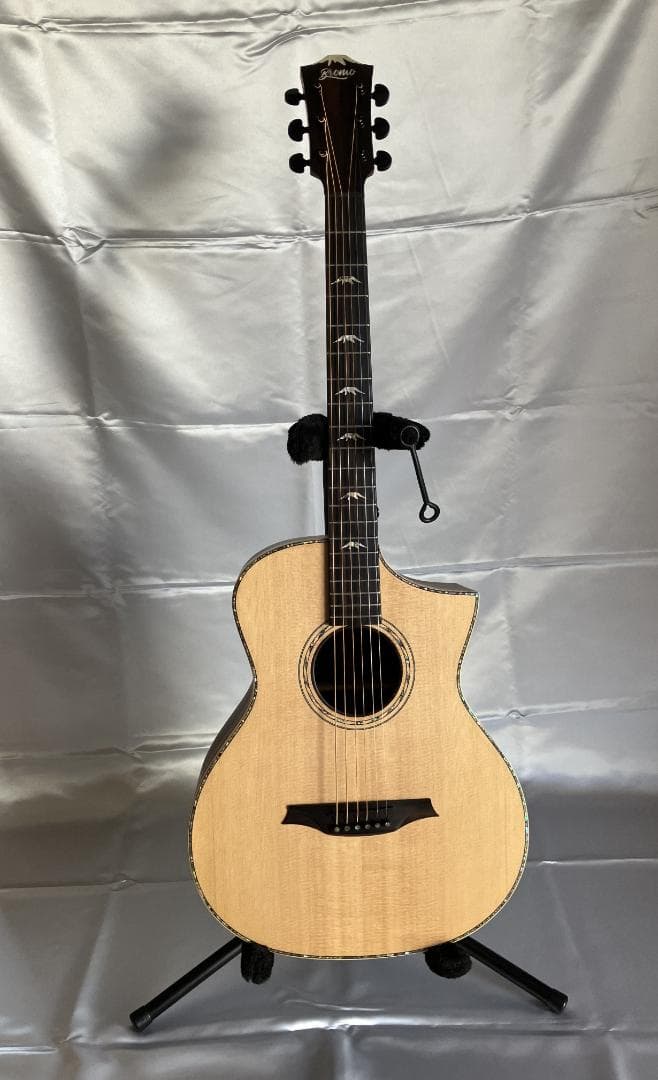 オール単板エレアコギター（殆ど未使用）　Bromo　BAR5CE　ギグバッグ付属