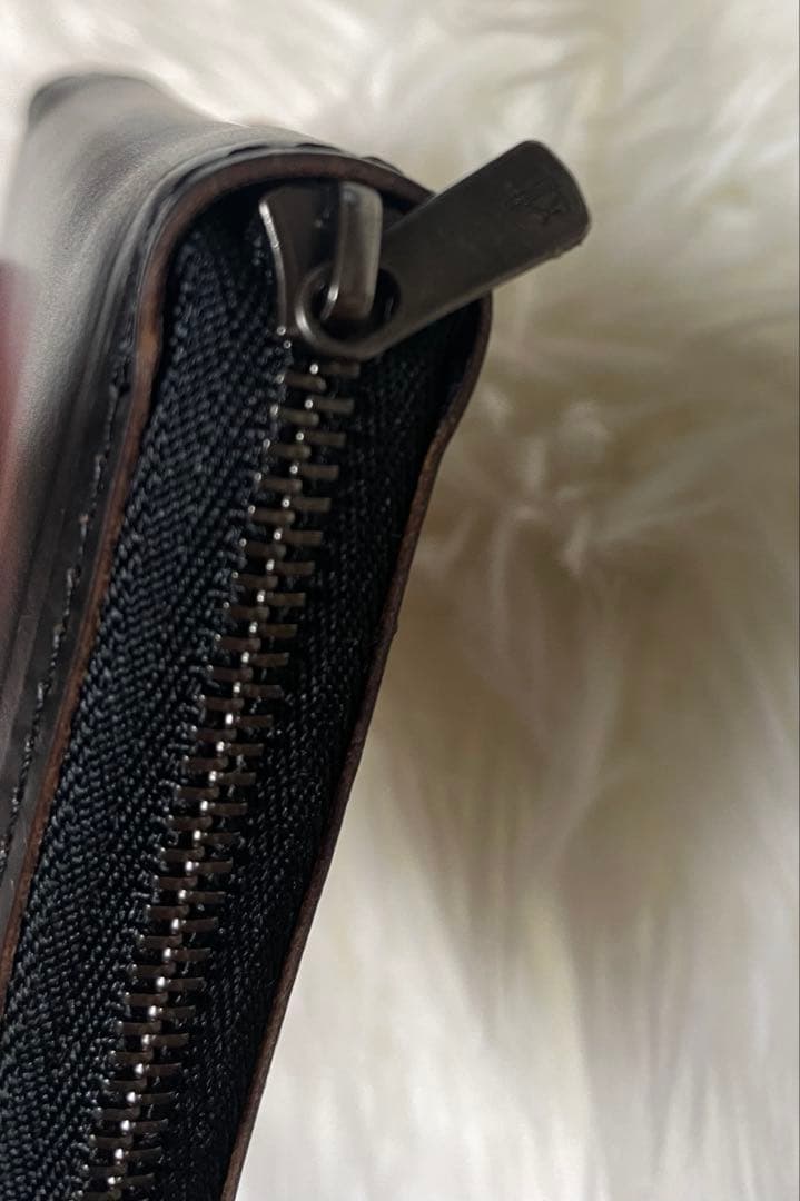 専用MR.OLIVE【ミスターオリーブ】　ラウンドファスナー　ブラック　本革