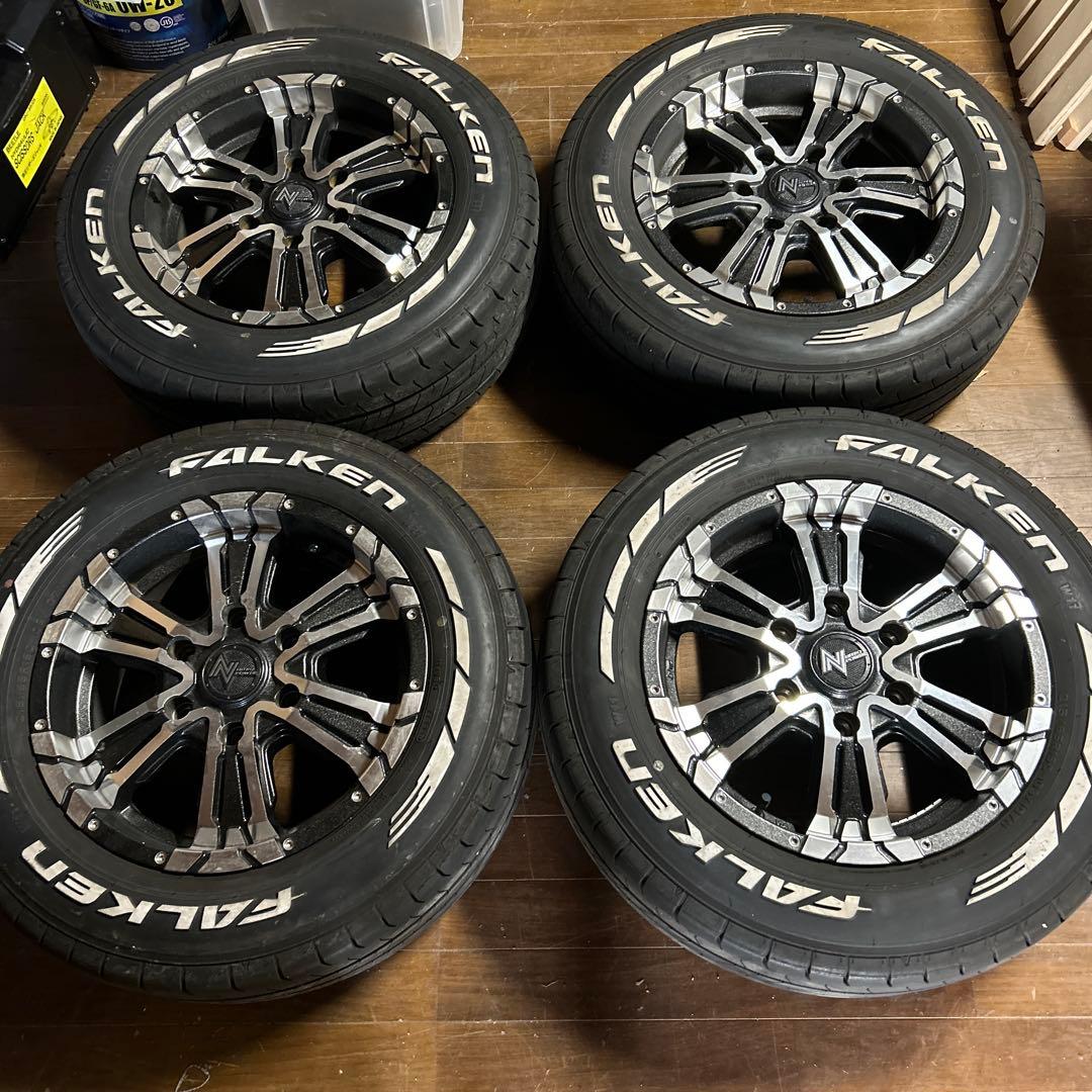200系 ハイエース 社外16インチ ファルケン 215/65R16 バリ山