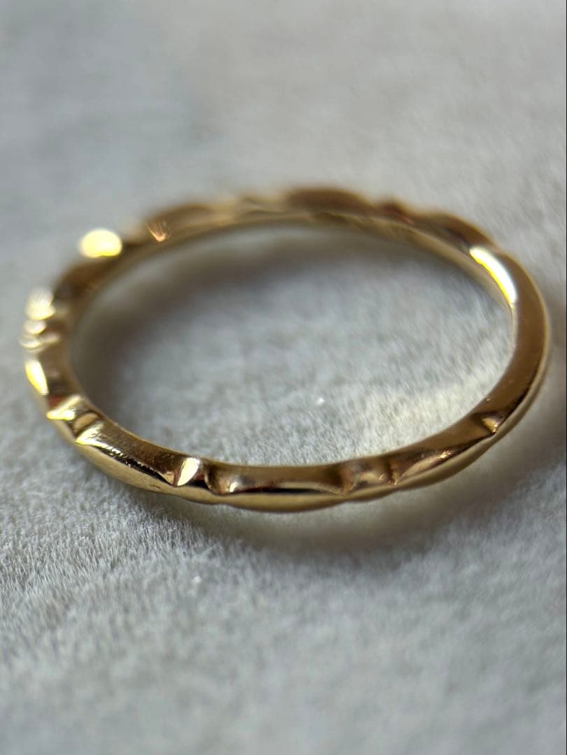 【みぃちゃんさまご購入ご予約品】 スタージュエリー ピンキーリング k10 YG