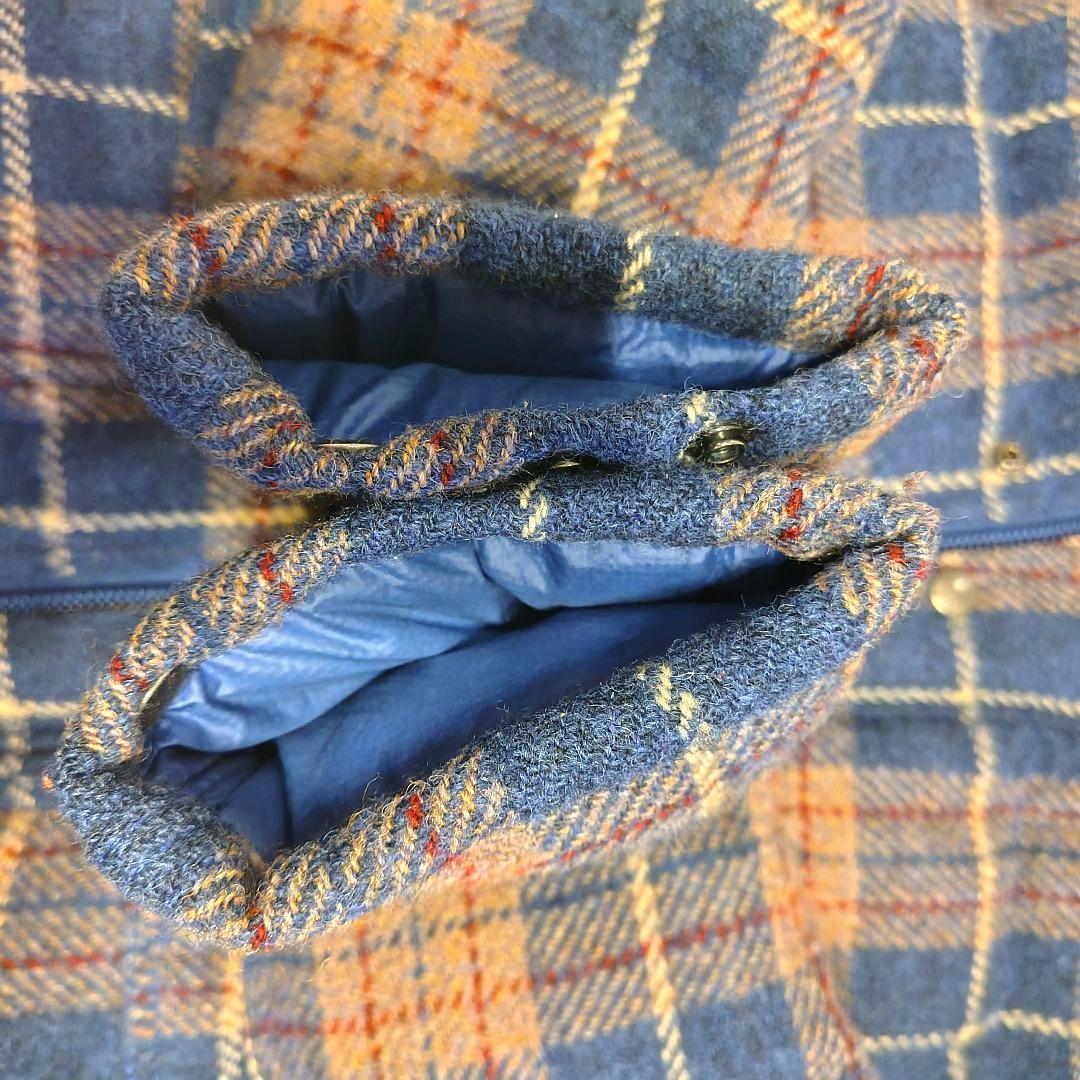 【美品】ノースフェイスパープルレーベル ハリスツイードコラボ ダウンジャケット