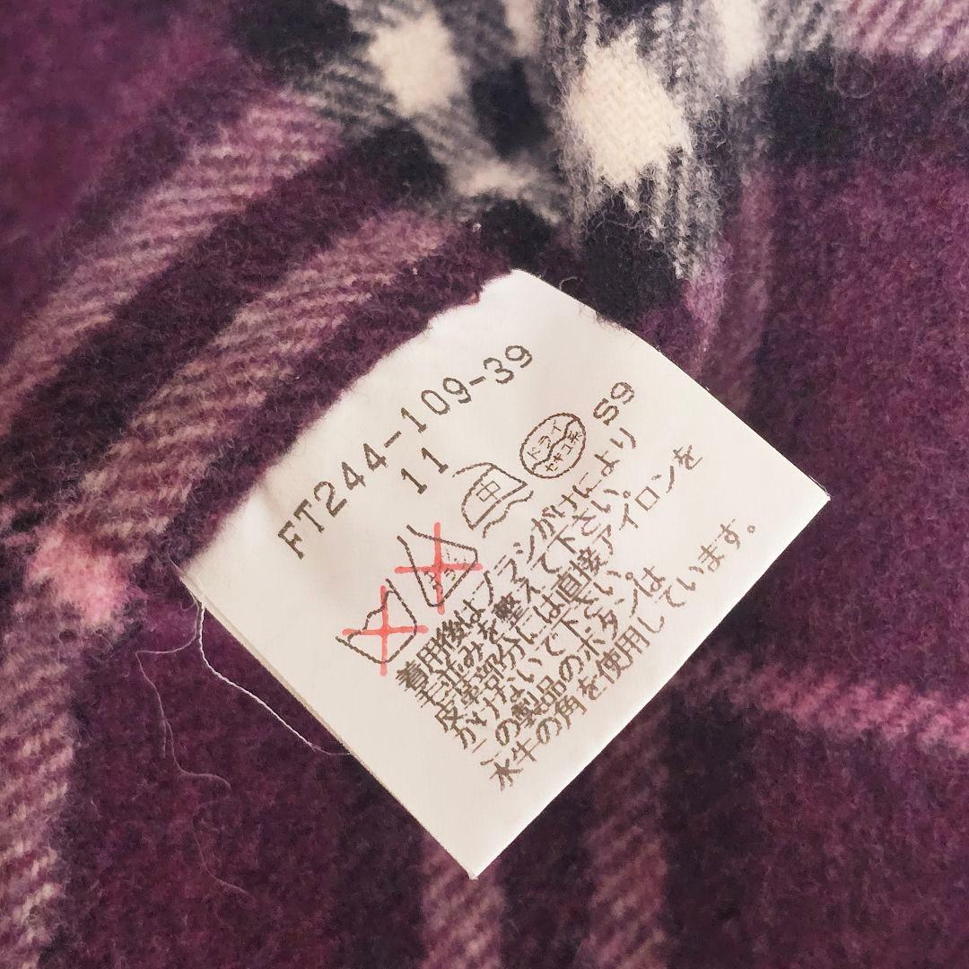 極美品✨バーバリーロンドン カシミヤ混 ダッフルコート ボルドー