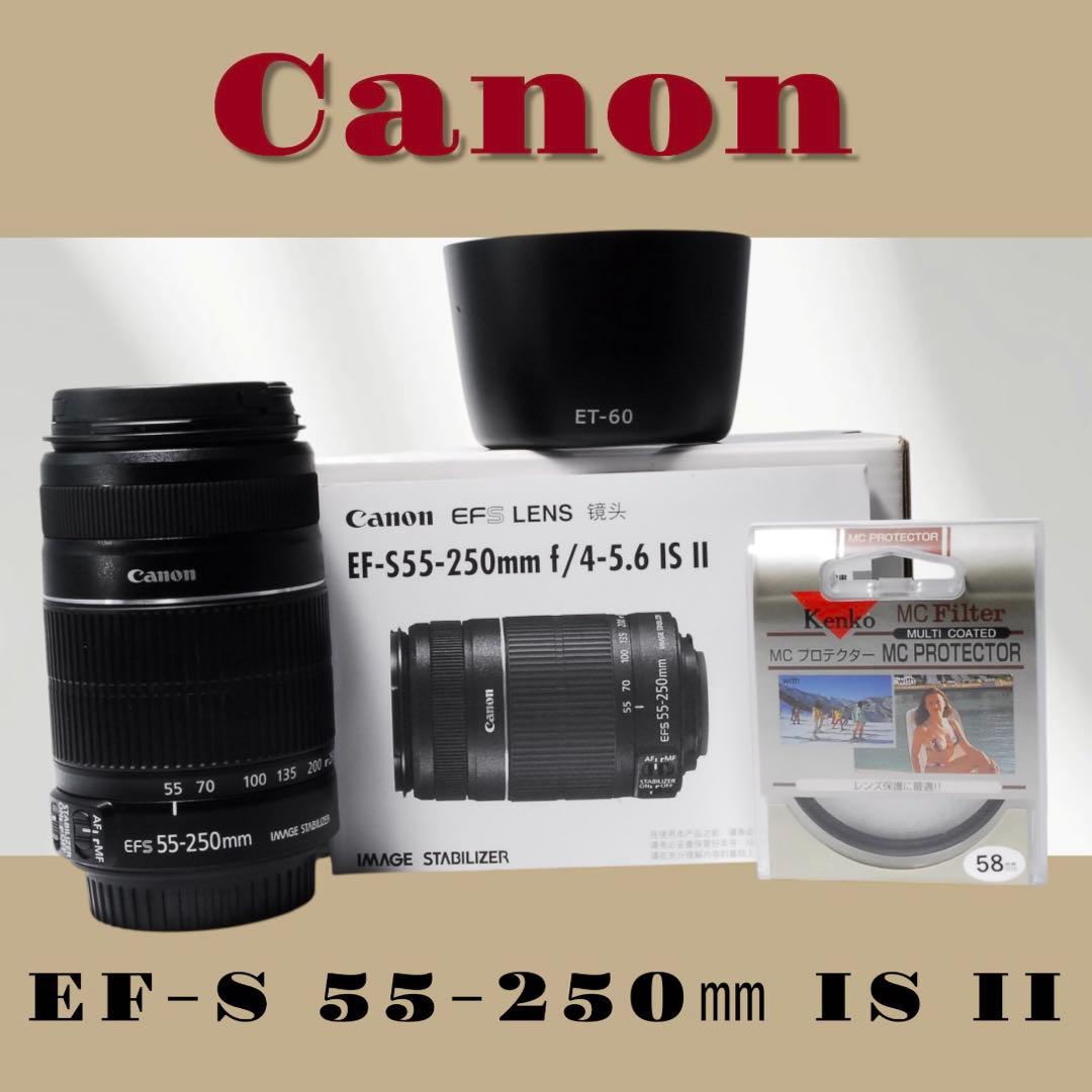 ⭐️付属品多数⭐️Canon EF-S55-250mm IS Ⅱ レンズ