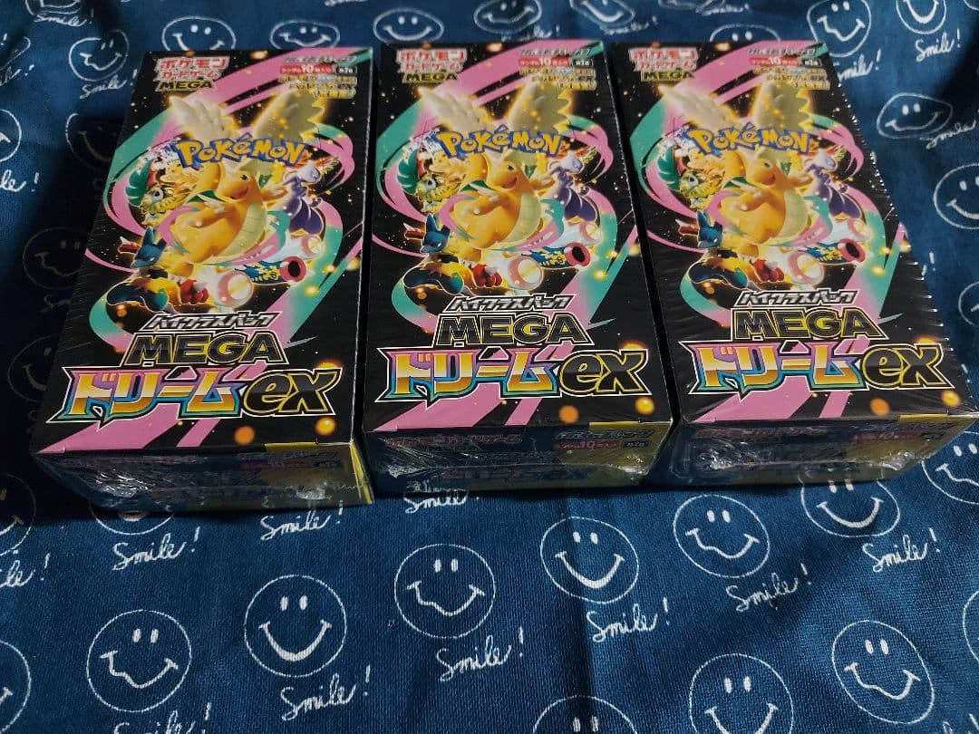 ポケモンカードゲーム MEGA ドリームEX 3box セット