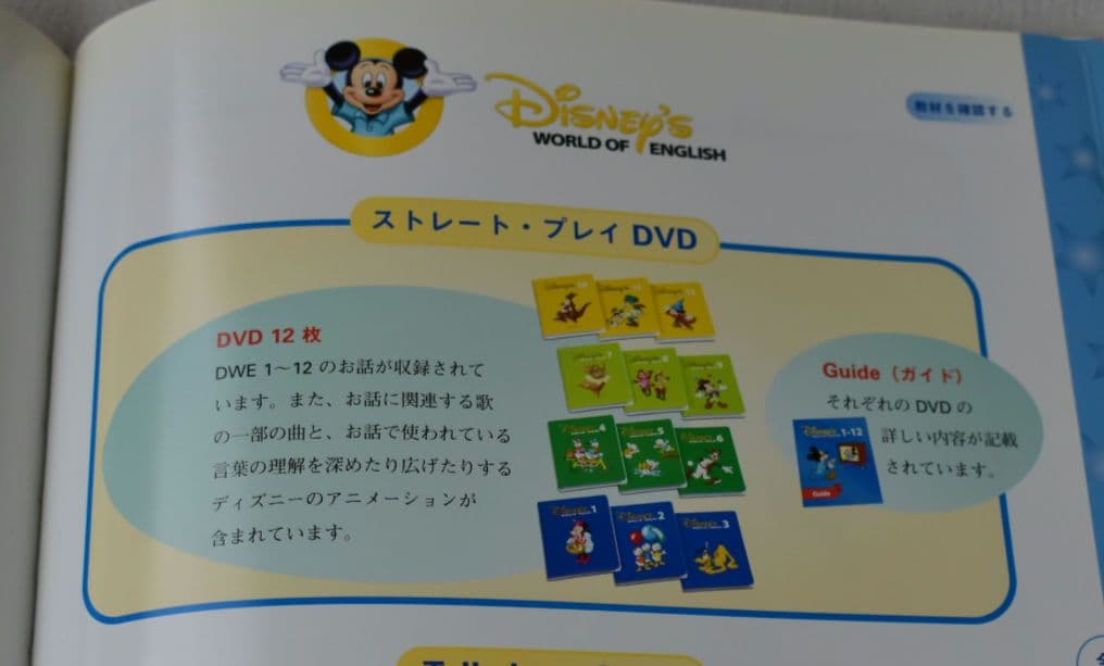 新品あり)ディズニー英語 ワールドファミリー　メインプログラム ストレートプレイ