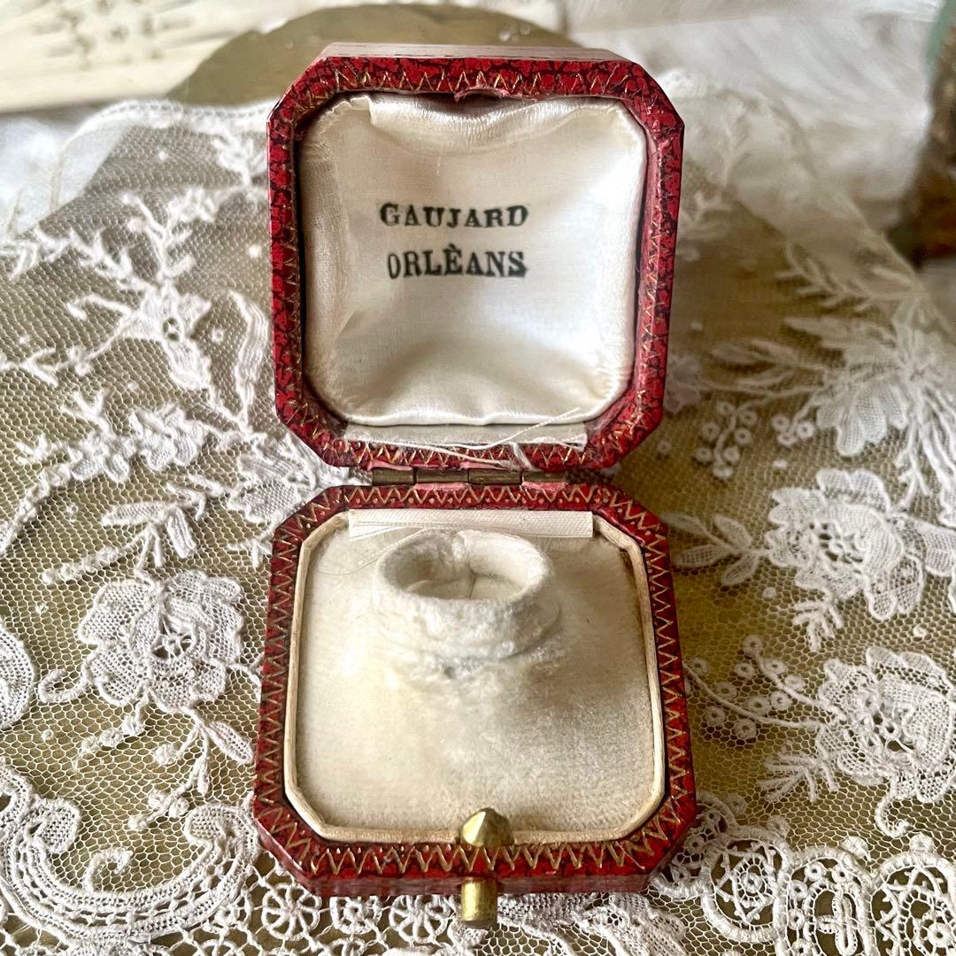 りむ　　リング用ジュエリーボックスアクセサリーケース　フランスアンティーク