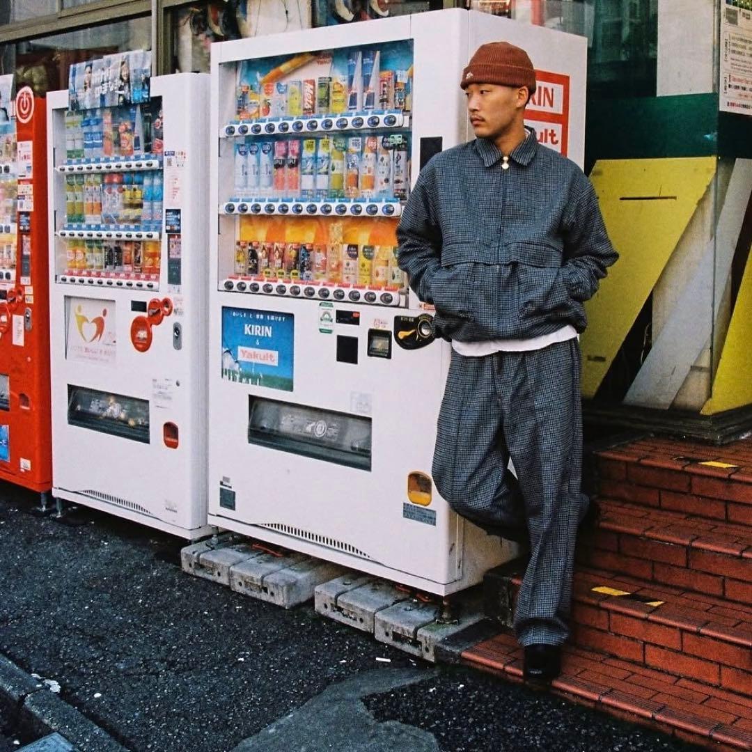 KEBOZ 千鳥格子 チェック ジャケット/パンツ セットアップ L
