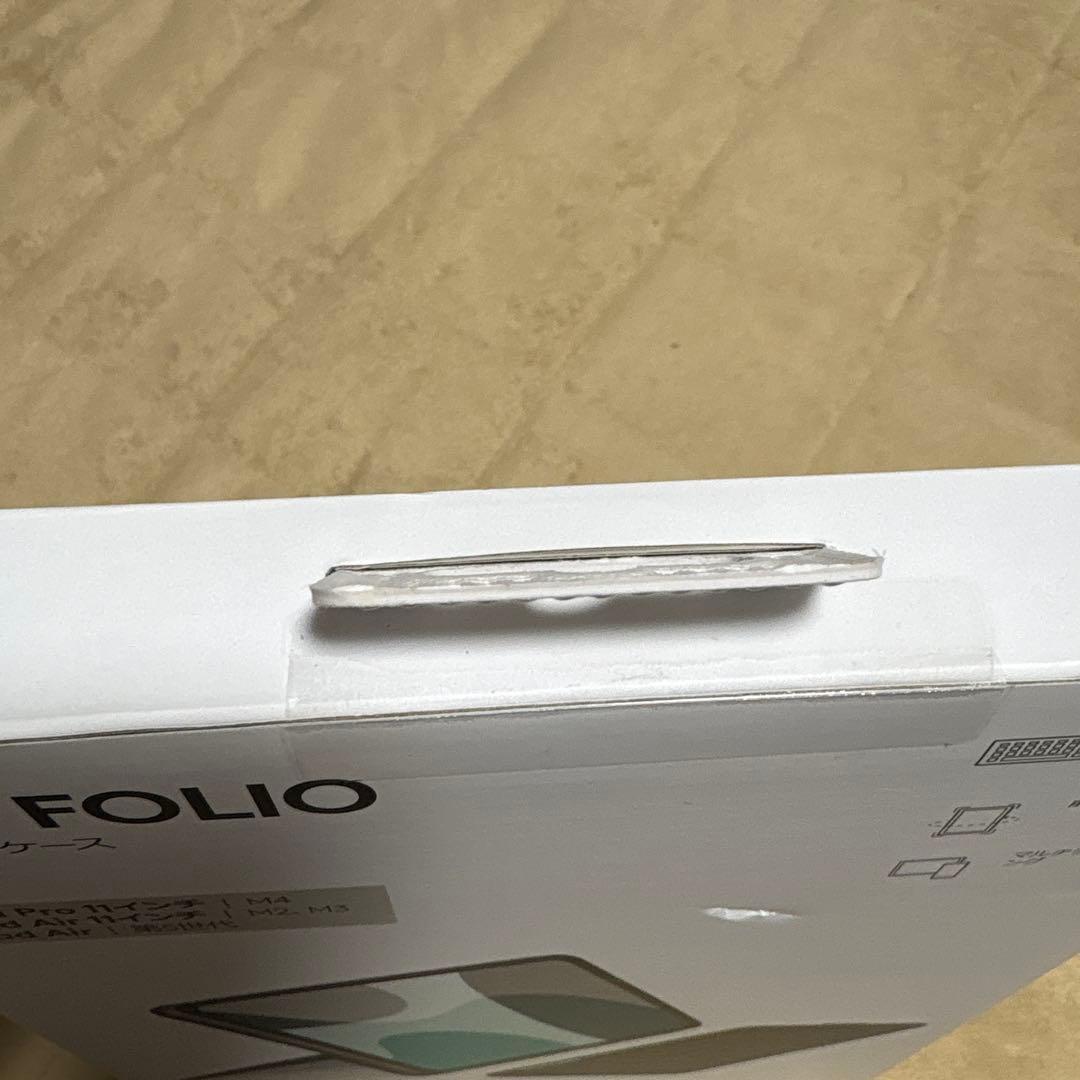 iPad Air第5世代用 Flip Folio キーボードケース グラファイト